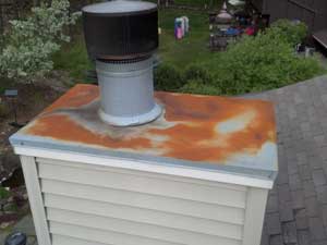 An example of a prefabricated chimney.